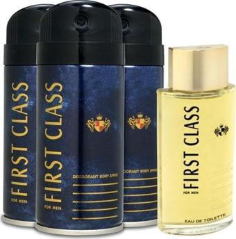 First Class Edt Parfüm 100ml Deodorant 3x150ml Set