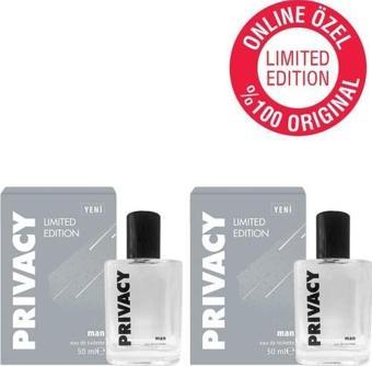 Privacy Men Limited Edition Edt Parfüm 2x50 ml Online Özel