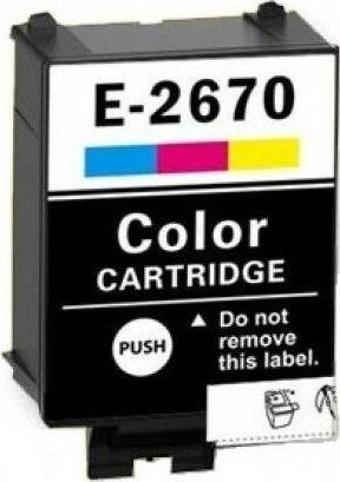 BK Epson WF-100W T267 T2670 Epson Workforce C13T26704010 Renkli Muadil Kartuş Chipli