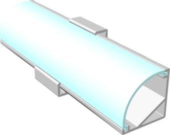 Arge Led Mutfak Dolabı Ve Tezgah Altı Bombe Difüzörlü Köşe Bar Led 12V 6500K 150 cm