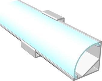 Arge Led Mutfak Dolabı Ve Tezgah Altı Bombe Difüzörlü Köşe Bar Led 12V 6500K 50 cm