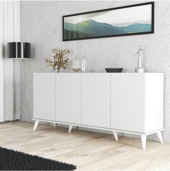 Mezza 1602 Elegante 180 Cm Modern Konsol Beyaz