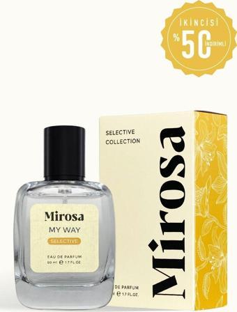 Mirosa Myway Selective Dinlendirilmiş Kalıcı Kadın Parfümü Premium Edp 50Ml S106