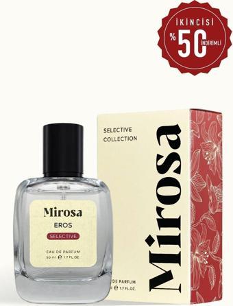 Mirosa Eros Selective Dinlendirilmiş Kalıcı Erkek Parfümü Premium Edp 50Ml S501 Aromatik