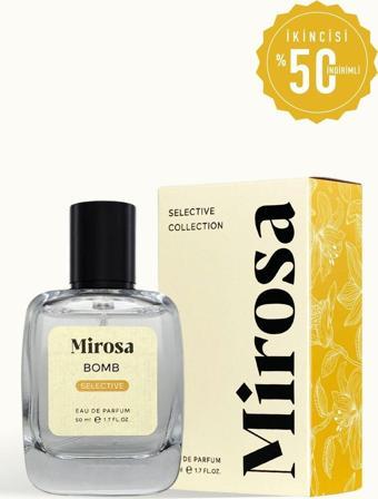 Mirosa Bomb Selective Dinlendirilmiş Kalıcı Kadın Parfümü Bombshell Premium Edp 50Ml S102