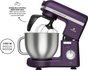 Karaca Mastermaid Chef Pro Çift Kollu Stand Mikser Grape Purp 1750 W