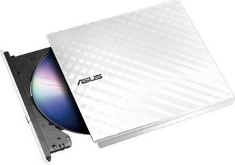 Asus Sdrw-08D2S-U Lıte 8X Harici Dvdrw Slim, Beyaz Dvd Yazıcı Writer