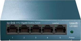 Tp-Link LS105G 5 Port 10-100-1000 Mbps Switch Metal Kasa