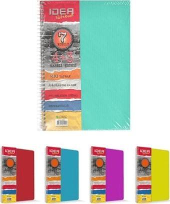 Çınar Dizayn Idea 4+3 Defter 4 Kareli 3 Çizgili 210 Yaprak