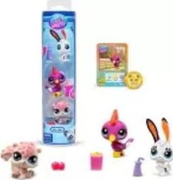 Hasbro Littlest Pet Shop 3'lü Figür 00598 G7#99-100-101