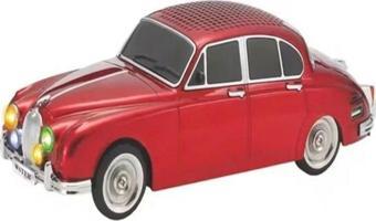 Ultratekno Ws-596Bt 1967 Model Jaguar Mark 2 10W Bluetooth Hoparlör Fm Radyo Usb Tf Aux Destekli Speaker