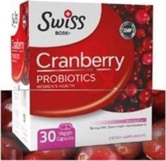 Swiss Bork Cranberry Probiotics 30 Kapsül