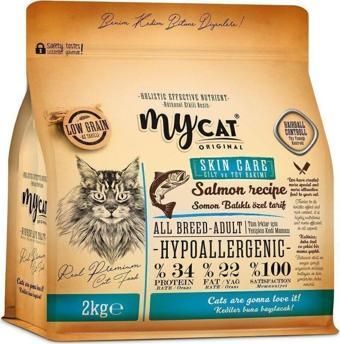 My Cat Kedi Maması Original Hypoallergenic Skin Care Somon Balıklı Tüm Irklar Için Kedi Maması (2Kg)