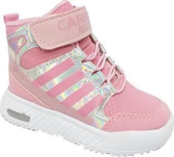 Carby 2021-B Kız Bebe Sneakers Bot Pembe Parlak