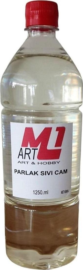 M1 Art Parlak Sıvı Cam 1250.Ml