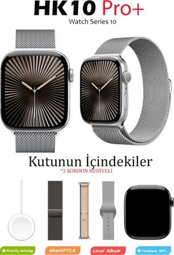 Qifit Watch Series 10 Akıllı Saat Eylül Serisi Hk 10 Pro Plus Tüm Telefonlara Uyumlu Ai Zeka G-Sensör