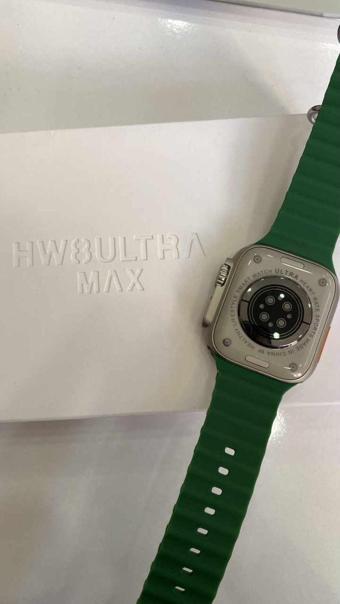 Qifit Gerçek 49Mm Hw8 Pro Ultra Max Watch 8 Ultra 2.05 Hd Ekran Kordon Kilitli