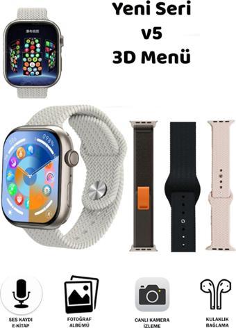 Qifit Watch 8 Hk9 Pro Max 2.02 Tam Amoled Ekran Akılı Saat 2023 Amiral Gemisi