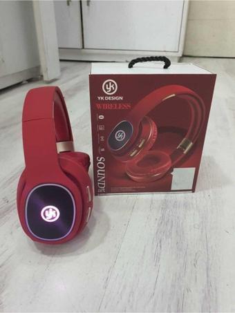 Yk Design Yk Desıng Led Işıklı Bluetooth Kulaklık Kafaüstü