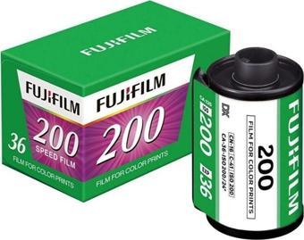 Fujı 36 Lık Film Renkli Analog Film 200 Yeni Tarihli