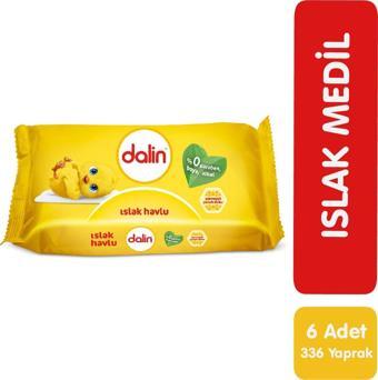 Dalin Islak Havlu Mendil 56x6 336 Yaprak