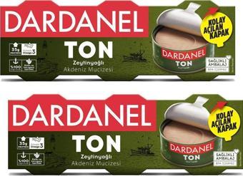 Dardanel Zeytinyağlı Ton Balığı 3x75 gr x 2 Adet