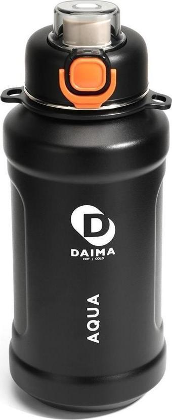 Daima Aqua Termos Siyah 1000 ml