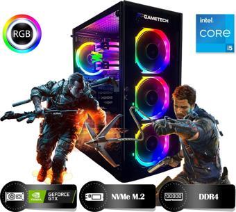 HYPER ROCKET Ares HRI161650-IC Intel Core i5-12400F 16GB Ram 500GB Nvme M.2 SSD GTX1650 4GB Masaüstü Oyuncu Bilgisayarı