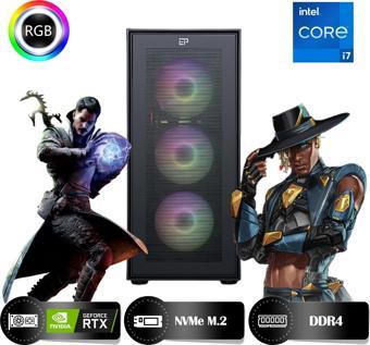 HYPER ROCKET Peak HRI323060-IC Intel Core i7-13700F 32GB Ram 1TB Nvme M.2 SSD RTX3060 12GB Masaüstü Oyuncu Bilgisayarı