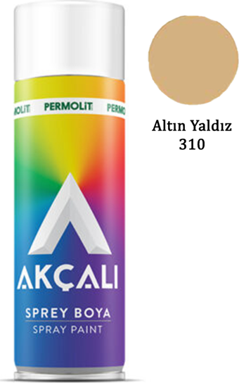 Akçalı Sprey Boya 310 Altın Yıldız 400ml