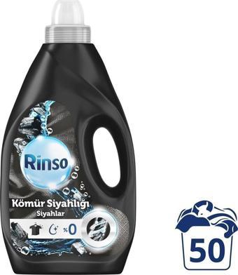 RİNSO SIVI DETERJAN KÖMÜR SİYAHLIĞI 3L 3 ADET 