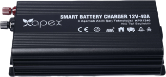 Apex 12V 40A Smart AC-DC Akü Şarj Cihazı 