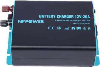 NP Power 12V 20A Akü Şarj Cihazı