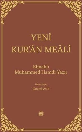 Yeni Kur'an Meali - Bez Ciltli - Elmalılı Muhammed Hamdi Yazır - Mahya Yayıncılık