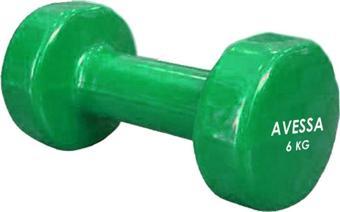 Avessa 6 Kg Vinly Kaplı Dambıl 1 Adet Pvc