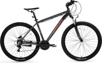 BİSAN ATLAS ERKEK DAĞ BİSİKLETİ 43CM V 26 JANT 21 VİTES PARLAK GRİ KIRMIZI
