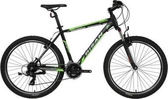 BİSAN MTX 7050 ERKEK DAĞ BİSİKLETİ 43CM V 26 JANT 21 VİTES MAT SİYAH YEŞİL