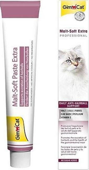 GimCat Malt Soft Extra Tüy Yumağı Önleyici Kedi Macunu 2 Adet 100 Gr