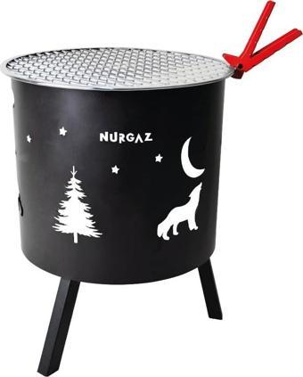 NURGAZ ORMAN ŞÖMİNESİ IZGARALI