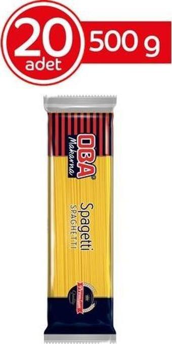 Oba Spagetti 500 gr (20'li Paket)