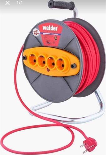 More Home Welder Seyyar Makaralı Uzatma Kablo 3X2,5 Mm 20 Metre