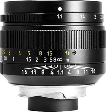 7Artisans 50Mm F1.1 Fixed Lens (Leica M-Mount) Siyah