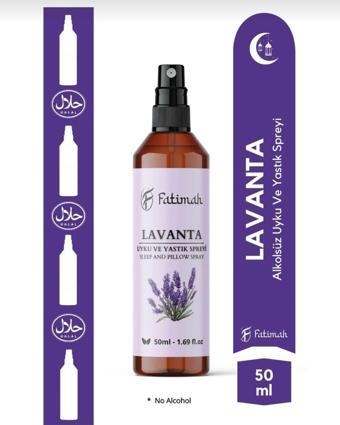 Fatimah Doğal Lavanta Kokulu Alkolsüz Uyku Ve Yastık Spreyi Natural Sleep And Pıllow Spray 50 Ml