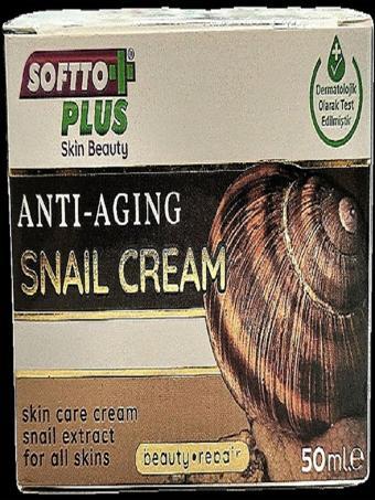 Softto Plus Yaşlanma Karşıtı Salyangoz Kremi 50 Ml