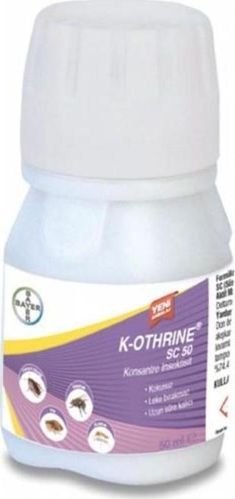 Bayer K-Othrine Sc 50 Genel Haşere Ilacı 50 Ml Skt.2027