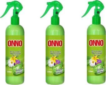 Onno Oda Parfümü Flower Garden - Çiçek Ve Bahar Kokusu 350 Ml X 3 Adet