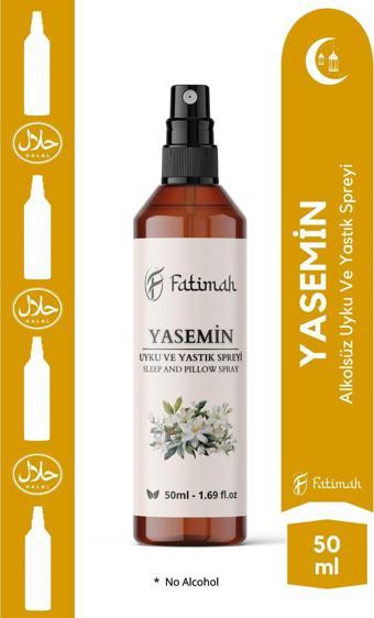 Fatimah Doğal Yasemin Kokulu Alkolsüz Uyku Ve Yastık Spreyi Natural Sleep And Pıllow Spray 50 Ml