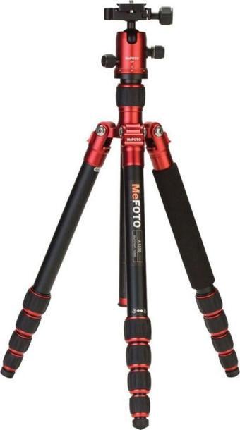 Benro Mefoto A1350Q1R Roadtrip Aluminum Travel Tripod Kit (Red)