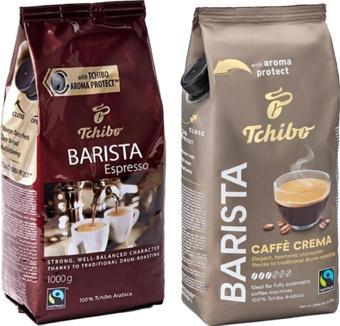 Tchibo Barista Espresso-Caffé Créme Çekirdek Kahve 1 KG x2