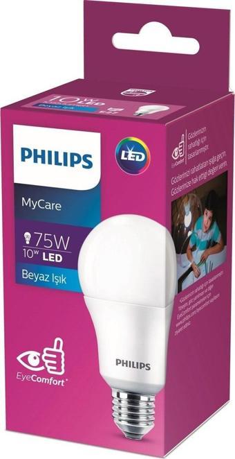 PHILIPS LEDBULP 10-75 E27 6500K  1PF/12 (622244)